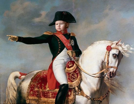 古灵精怪！当婴儿的面孔被PS到历史名人身上