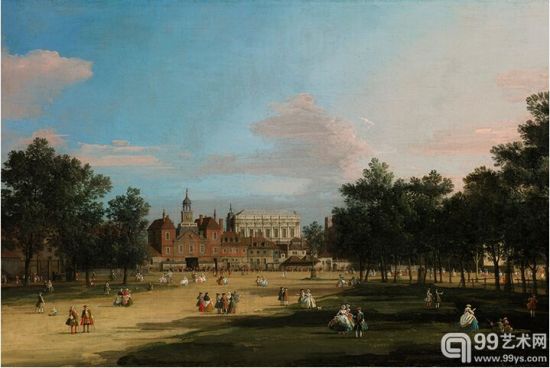 《皇家卫队总部与宴会厅一景》