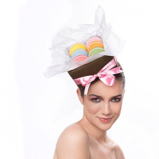 以假乱真！艺术家奇思妙想打造美食帽饰