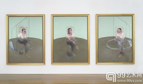 培根所作的三联画《约翰·爱德华兹肖像三习作》 8000万美元