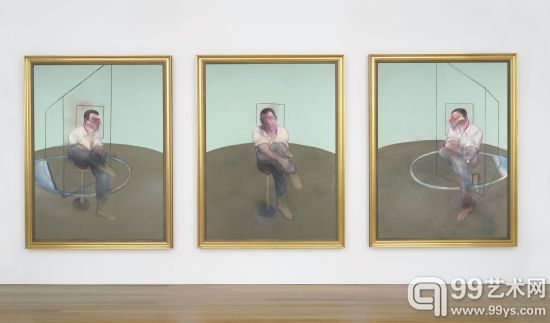 培根所作的三联画《约翰·爱德华兹肖像三习作》 8000万美元