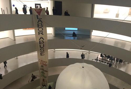 纽约古根海姆博物馆因阿布扎比项目遭遇抗议