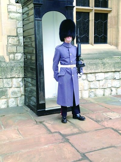 伦敦塔的守卫 吴云摄