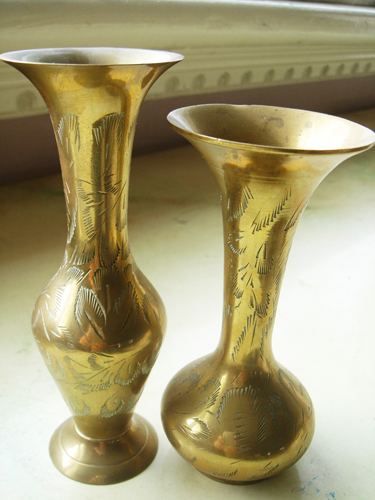 西洋风格铜瓶(两件)