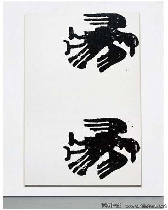 克里斯托弗·乌尔（Christopher Wool）的《Untitled》（1990）