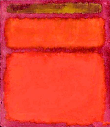 2012年5月，同属抽象派表现主义的《橙、红、黄》拍出最高纪录价5.47亿元。