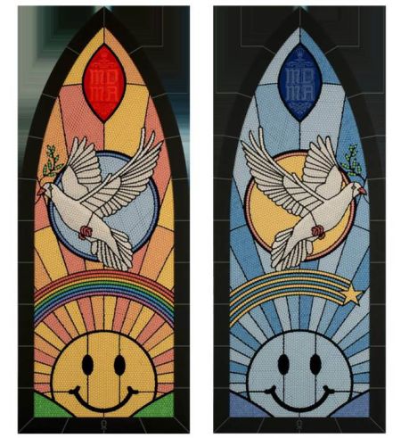 美艺术家用摇头丸拼接制作惊人艺术品