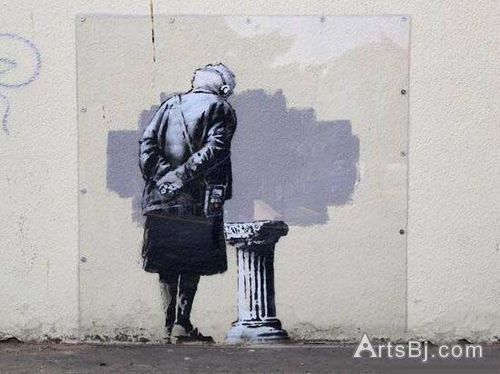 班克斯新作为福克斯顿三年展“献礼”