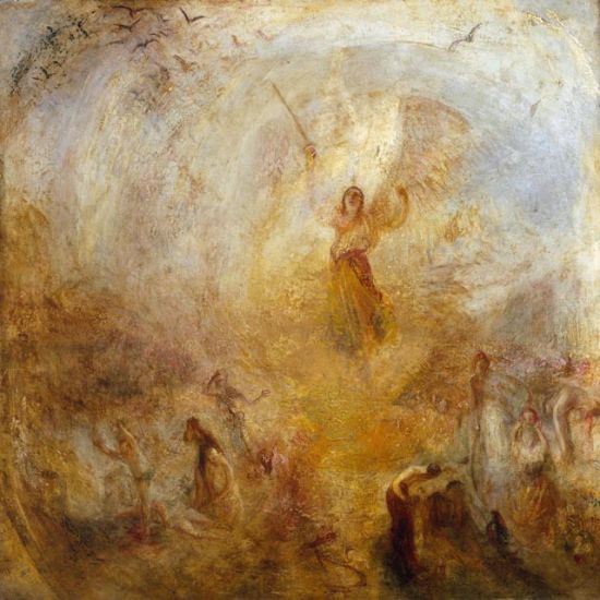 透纳，《站在阳光中的天使》，1846年展出，泰特美术馆