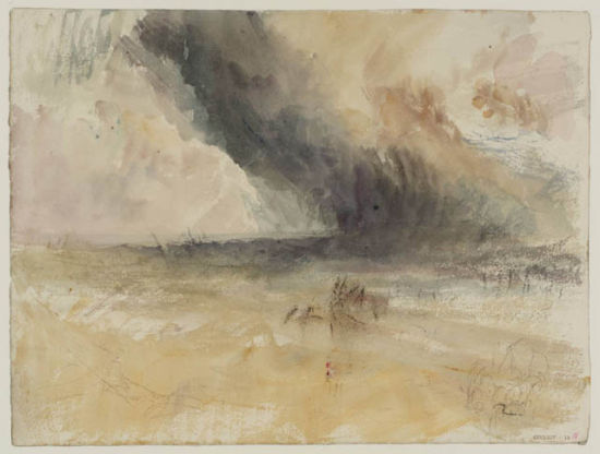 透纳，《风暴中的大海》，1845年，泰特美术馆