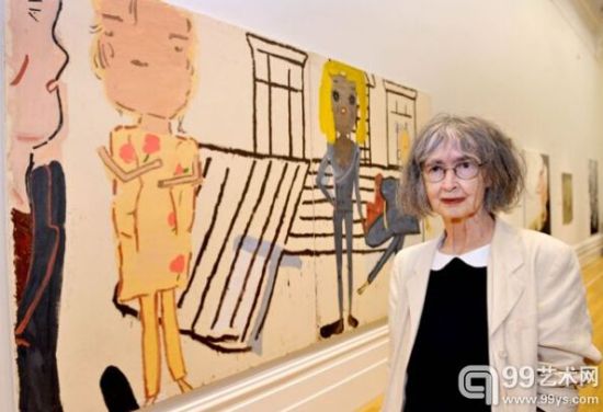 萝丝•怀利（Rose Wylie）与《PV Windows and Floorboards》