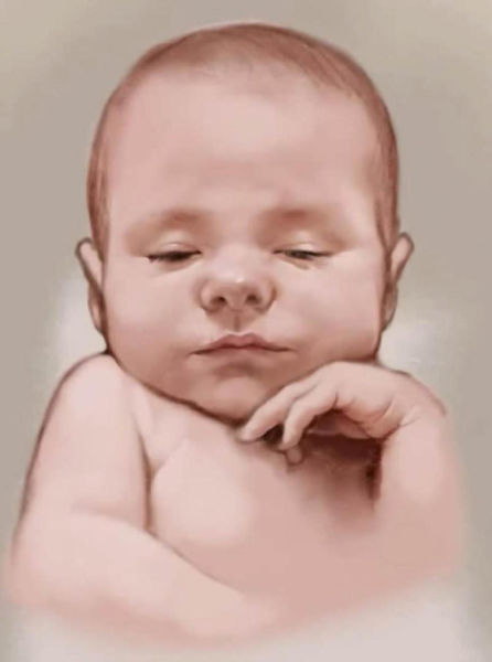 韩国艺术家电脑绘制女孩生命全程（网页截图）