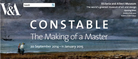 约翰·康斯坦布尔(John Constable)个展海报