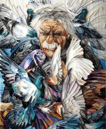 惊艳！俄艺术家创造美妙绝伦纸质艺术品