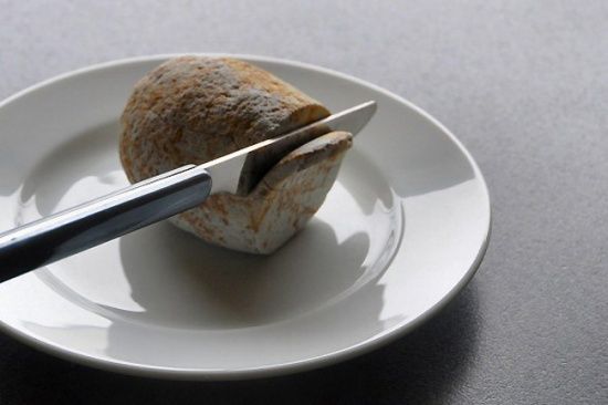 日式冷幽默石雕艺术