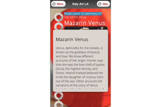 “Italy Art LA”：洛杉矶的意大利艺术专门App上线