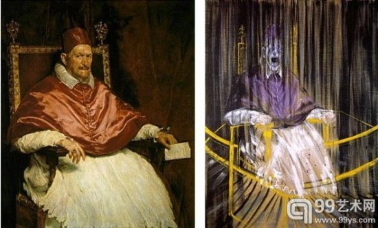 左：维拉斯奎兹《教皇英诺森十世肖像》 右：弗郎西斯•培根《根据维拉斯奎兹教皇英诺森十世肖像的习作》 图片</p>

<p>　　在罗格斯大学的实验中，66位艺术家创作的1710幅跨越5个世纪的艺术作品被扫描到电脑中。实验结果表明，电脑成功的识别出了多幅画作之间众所周知的关联，比如西班牙艺术家维拉斯奎兹(Diego Velazquez)的著名肖像画《教皇英诺森十世肖像》和弗朗西斯•培根的《根据维拉斯奎兹教皇英诺森十世肖像的习作》之间的关系。</p>

<p>　　除此之外，电脑还发掘出了许多从未被留意过的蛛丝马迹。比如法国印象派画家弗雷德里克•巴齐耶1870年描绘自己画室景象的《拉康达明第9大街的工作室》与美国画家诺曼•洛克威尔创作于1950年的《Shuffleton理发店》之间的相似之处。</p>

<p>　　“乍看之下，你或许并没有发现它们有什么相同。但是，如果你仔细观察，你会发现这两幅作品有着惊人相似的构图和主题”，科学家们在实验报告里写到，“我们的初衷是为一项复杂的艺术辨别工作提供可能的解决途径”。</p>

<p>　　至于这个途径是否被艺术学者所接受，还有待时间的检验。</p>

<p> </p>

<p> </p>
<!-- publish_helper_end -->
                 

					<div class=