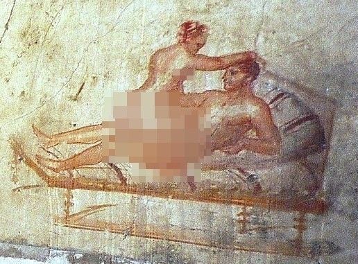 意大利庞贝古城妓院情色壁画