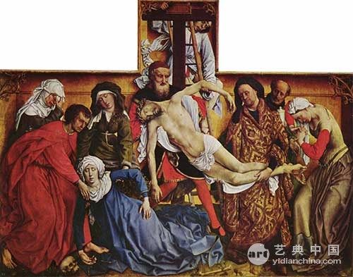 罗吉尔·凡·德·韦登(Roger van der Weyden)的《下十字架》(c.1435)