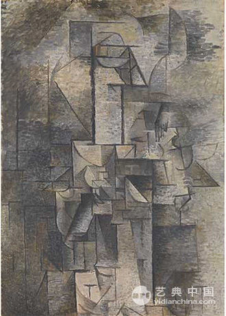 毕加索《拉小提琴的女子》（图源自网络）