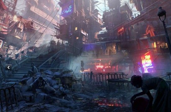 法艺术家绘2084年都市图挑战人类愿景 似末日大片