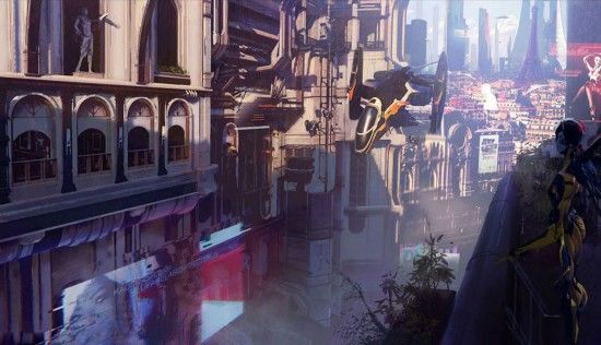 法艺术家绘2084年都市图挑战人类愿景 似末日大片