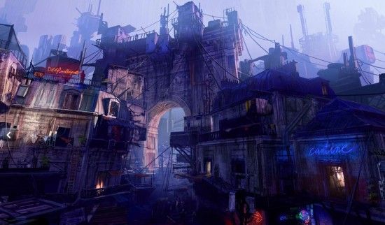 法艺术家绘2084年都市图挑战人类愿景 似末日大片