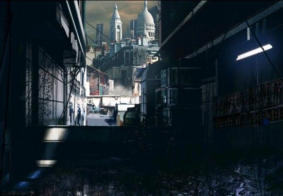 法艺术家绘2084年都市图挑战人类愿景 似末日大片