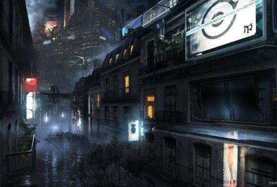 法艺术家绘2084年都市图挑战人类愿景 似末日大片