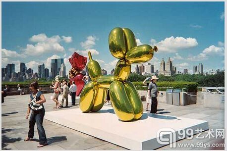 杰夫·昆斯的“气球狗”作品