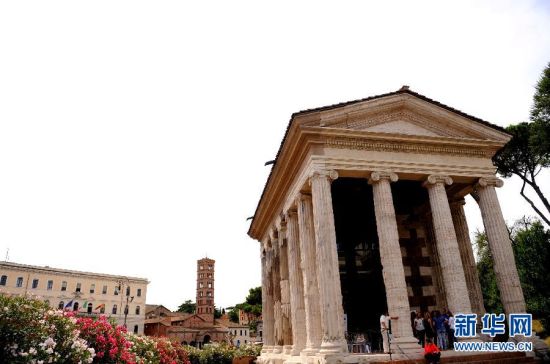 罗马波图努斯神庙修缮后重新开放