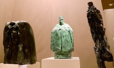 吴为山作品《孔子》  83x42x32cm 2012年 青铜