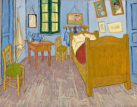 文森特·梵高(Vincent van Gogh)画作《卧室》(The bedroom)(1888)