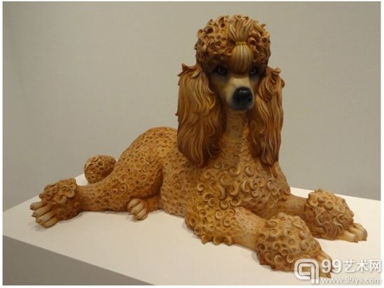 杰夫·昆斯作品《Poodle》， 1991