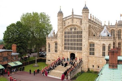 2013年6月17日，英国温莎，英国王室一年一度的嘉德勋章受勋仪式在温莎城堡举行。