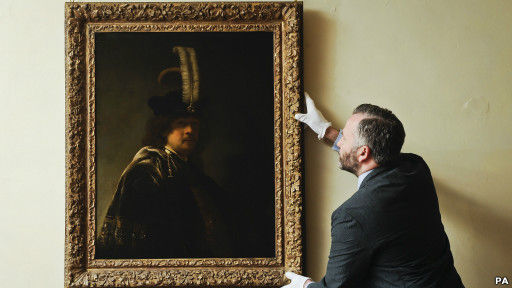 一些伦勃朗作品专家曾对这幅画像的真伪提出质疑。他们认为，画像的某些局部不够伦勃朗的水平。