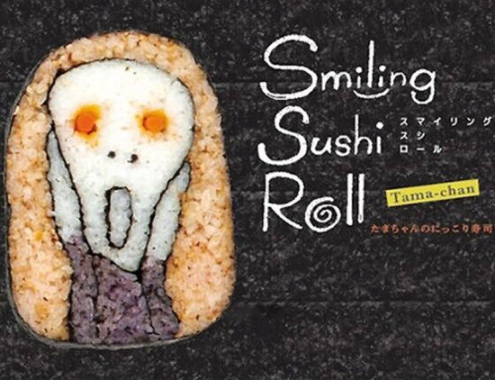 一名日本女性使用多种不同颜色和种类的食材，让寿司的横切面呈现出各种动物、人物甚至蒙克的名画。