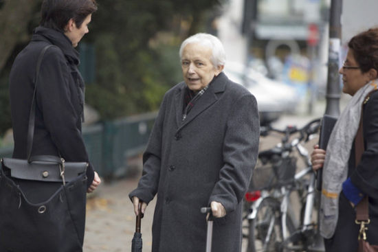 图为古利特在慕尼黑，照片摄于2013年。德国有关部门在一次调查中在古利特的家中发现了一批知名艺术家的作品，其中一部份是纳粹劫掠的艺术品。