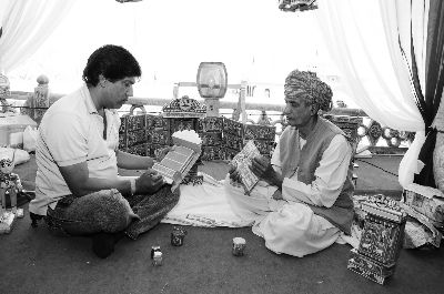 遗产节现场的工艺表演