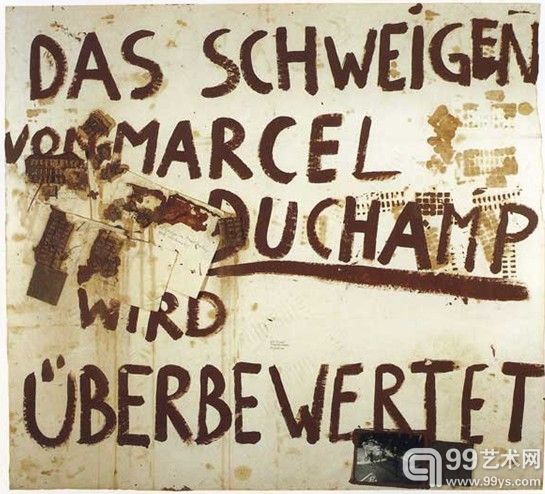 博伊斯用Braunkreuz创作的作品 1964