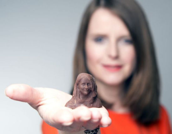 3D打印巧克力雕像