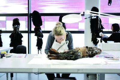 在法国巴黎银行基金会赞助下修复的卡纳克人面具