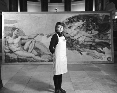 仿制西斯廷壁画《亚当的烘焙》