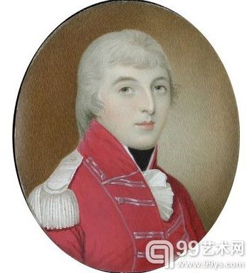 英国威灵顿公爵18岁肖像