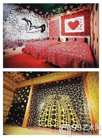 草间弥生打造波点酒店