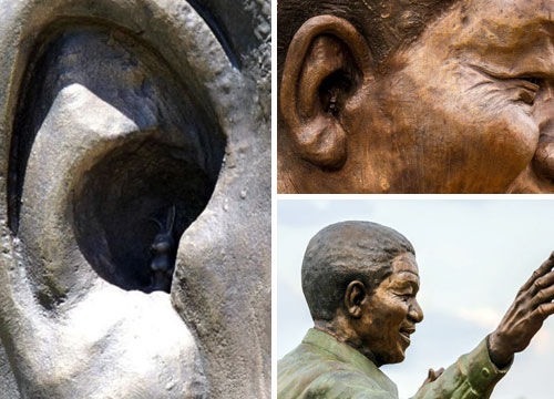 曼德拉雕像耳朵内被曝藏异物：南非政府下令去除