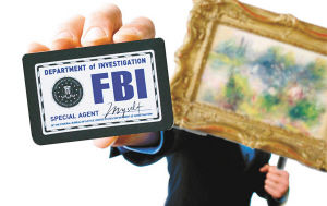 美国女子捡漏得10万元名画 FBI介入称是“赃物”