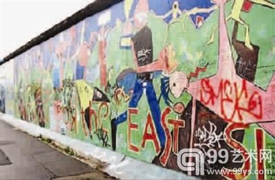 柏林墙上的涂鸦