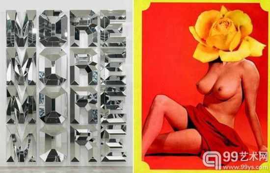 今年ABMB展会上将看到的Doug Aitken《More(X4)》(2012，左)，还有Linder的《Technician of the Sacred》(2012)