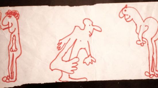 列侬手绘钢笔画将在网上拍卖